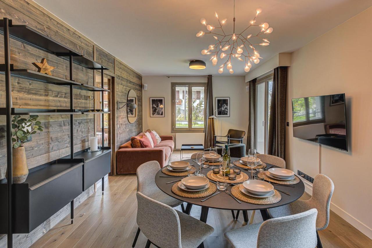 White Pearl A05 Modern Apartment Chamonix Alpes Travel Sleeps 4 To 6 Eksteriør bilde