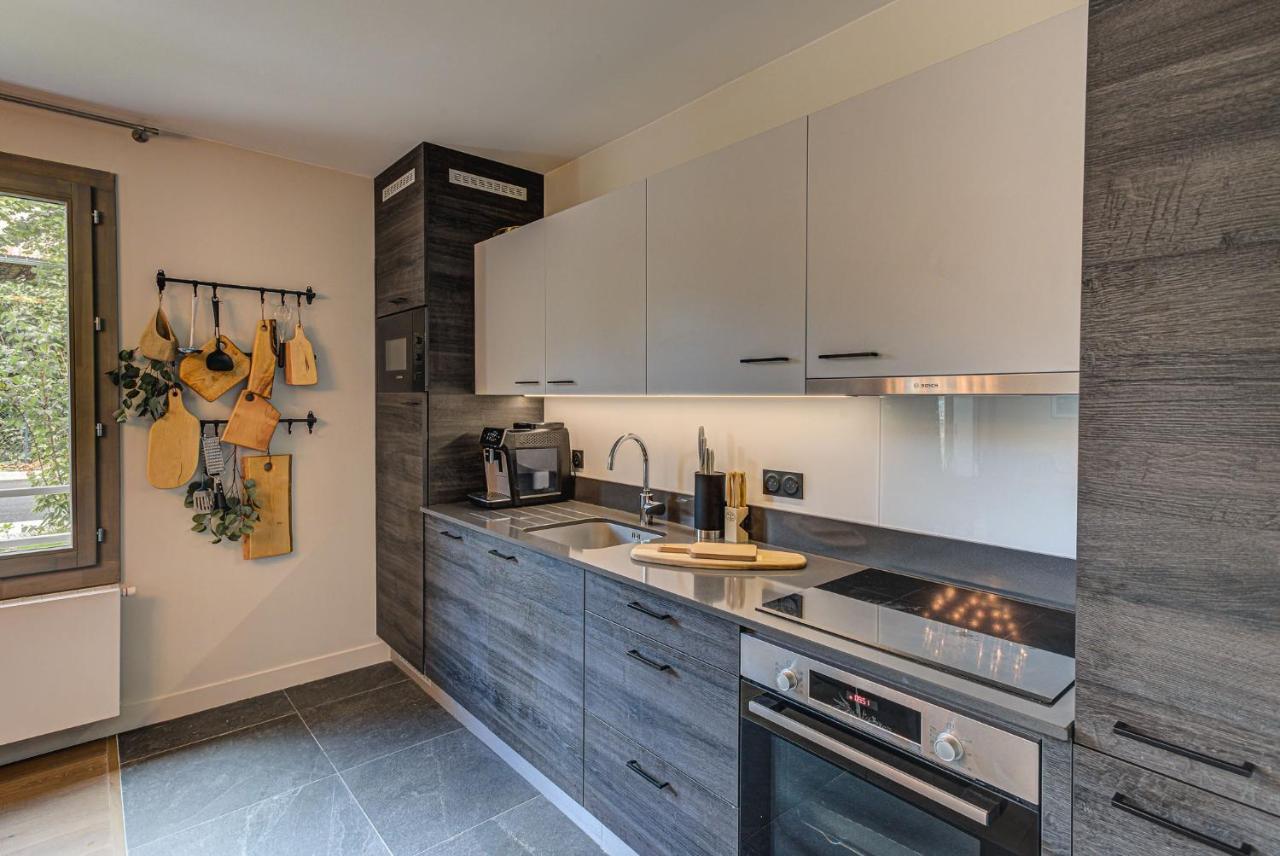 White Pearl A05 Modern Apartment Chamonix Alpes Travel Sleeps 4 To 6 Eksteriør bilde