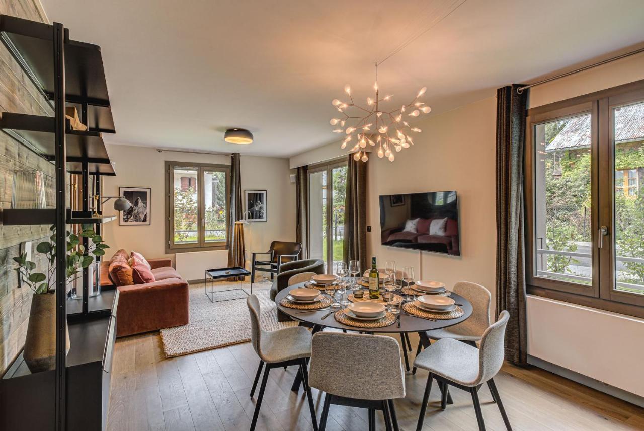 White Pearl A05 Modern Apartment Chamonix Alpes Travel Sleeps 4 To 6 Eksteriør bilde